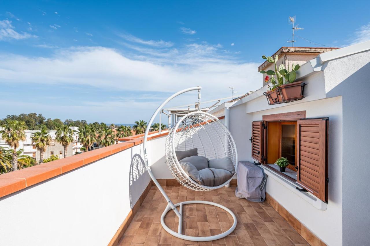 Naxos Charming Penthouse With Swimming Pool X6 Appartement Giardini-Naxos Buitenkant foto